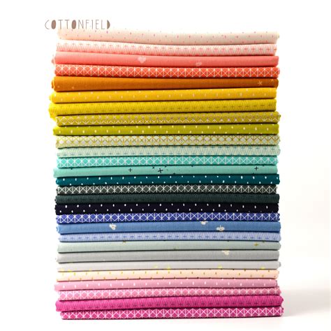 cotton and steel fat quarter box|Cotton + Steel Basics Rainbow Fat Quarter Bundle .